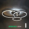 Люстра PROTEA 120W AL6173 ARD біла з хромом Ardero 3000К-6500К 7500Лм світлодіодна з пультом Ø850х195мм, фото 9