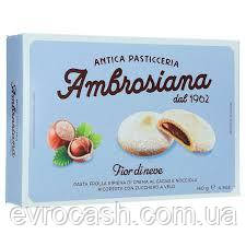 Печиво Ambrosiana Fior di neve горіх 140 гр, фото 1