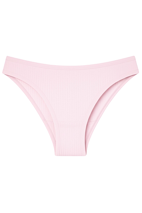 Трусики хіпстери в рубчик бавовняні SMY рожевий