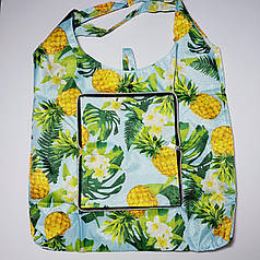 Екосумка з кишенею складається в гаманець забарвлення мікс