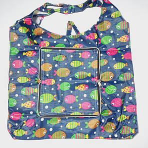 Екосумка з кишенею складається в гаманець забарвлення мікс, фото 1