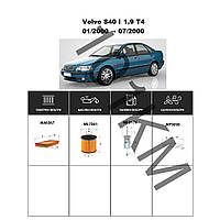 Комплект фільтрів Volvo S40 I 1.9 T4 (2000) WIX