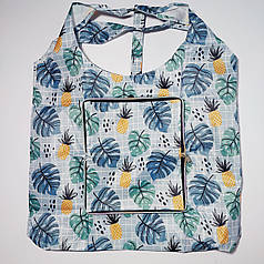 Екосумка з кишенею складається в гаманець забарвлення мікс