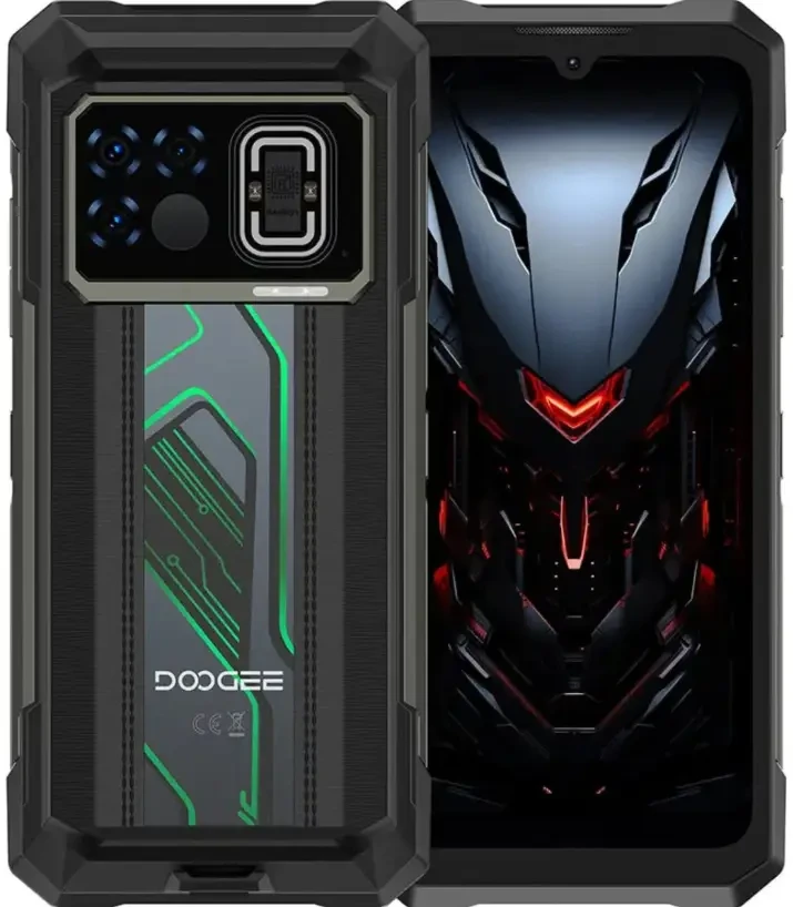 Doogee Fire 6 Max 8/256GB Aurora Green  Global Захищений смартфон Dimensity 7050 20800 мАг, фото 1