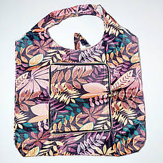 Екосумка з кишенею складається в гаманець забарвлення мікс