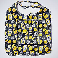 Екосумка з кишенею складається в гаманець забарвлення мікс