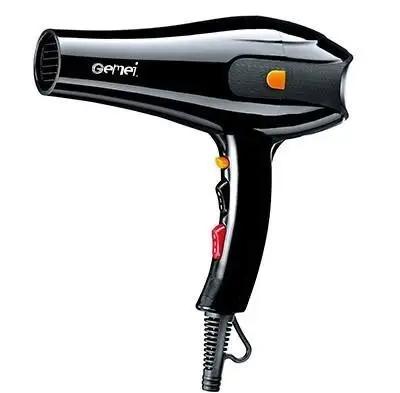 Професійний фен для сушіння та укладання волосся Gemei GM-1752 2300W Фен на 2 швидкості та 3 температурні режими