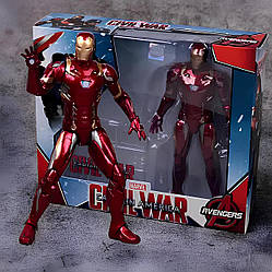 Фігурка Залізна Людина, Марк 46, Месники, Civil War Marvel. 17 см. На підставці. Iron Man