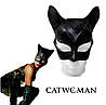Маска Жінки Кішки, Catwoman, чорна напівлицьова маска, супергерой з коміксів про Бетмена, DC Comics, фото 7