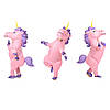 Надувний костюм Єдинорога RESTEQ, Unicorn косплей, костюм рожевої конячки. Єдиноріг надувний 2,5 м, фото 3