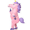 Надувний костюм Єдинорога RESTEQ, Unicorn косплей, костюм рожевої конячки. Єдиноріг надувний 2,5 м, фото 8