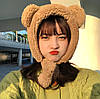 Шапка ведмедя з вушками RESTEQ. Шапка вуха ведмедика. Bear Hat. Шапка ведмідь. Звірошапка, фото 3