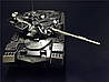 Металевий конструктор Танк Chieftain MK50 1:100. Металева збірна 3D модель танка. 3D пазл Танк Chieftain MK50, фото 5