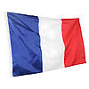 Прапор Франції 150х90 см. Французький прапор поліестер RESTEQ. French flag. Прапор синій, білий, червоний, фото 6