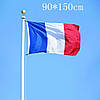 Прапор Франції 150х90 см. Французький прапор поліестер RESTEQ. French flag. Прапор синій, білий, червоний, фото 7