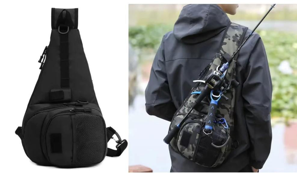 Сумка для рибальських снастей водонепроникна AND-6 чорна Лучшая цена, фото 1