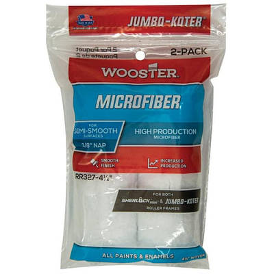 Комплект міні-валиків MICROFIBER JUMBO-KOTER (2шт в уп.). WOOSTER