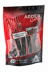 Бойлы Adder Carp Boilies Avid 16 мм 200 гр Squid&Octopus Black Pepper-Strawberry / Кальмар Восьминіг Чорний Перець - Полуниця