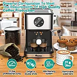 Кавомашина IAGREEA Espresso 20 Бар | Напівавтоматична еспресо-машина з капучинатором | Кавоварка для дому, латте, капучино, фото 7