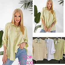 Жіноча сорочка матеріал бавовна розмір хл-4хл колір показаний на зображенні в пакованні від 8 шт.