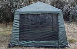 Шатер з спідницею два входи миталевий каркас альтанка 1628D, фото 2