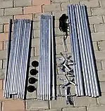 Шатер з спідницею два входи миталевий каркас альтанка 1628D, фото 8