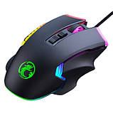 Ігрова комп'ютерна миша iMICE T70 провідна з RGB підсвічуванням USB Black (3_06440), фото 3
