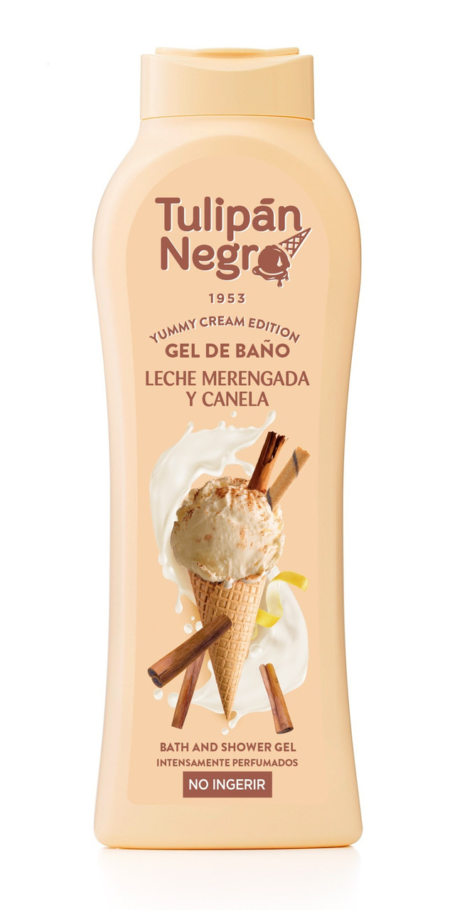 Гель для душа Tulipan Negro Молочное бизе 650 мл, фото 1