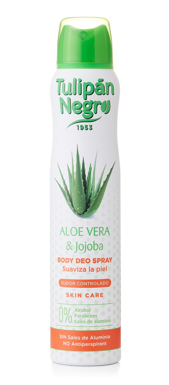 Дезодорант-спрей Tulipan Negro Aлое Вера та жожоба 200 мл, фото 1