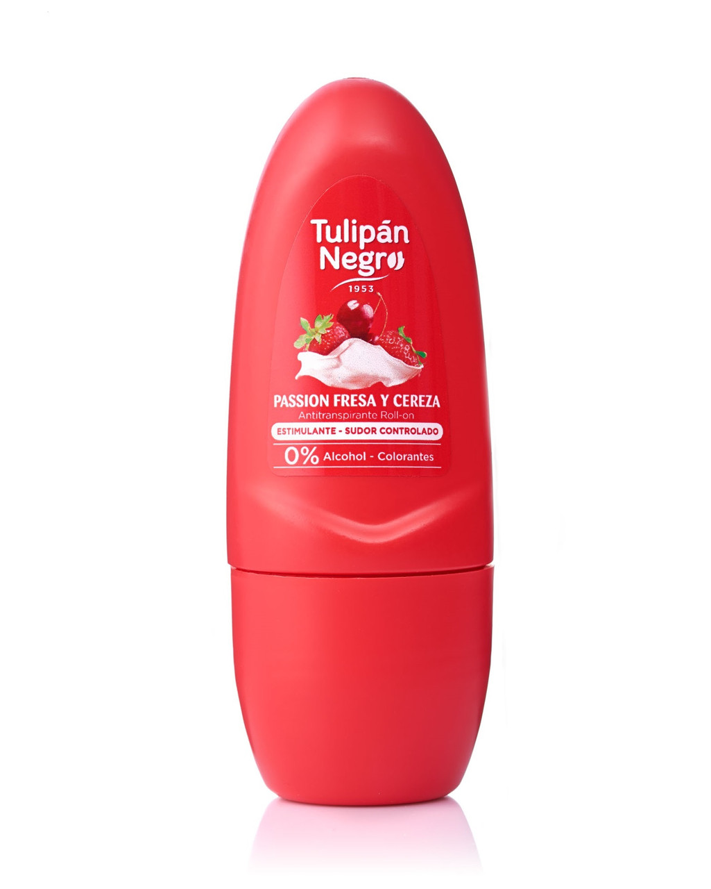 Кульковий дезодорант Tulipan Negro Полуниця та вишня 50 мл, фото 1