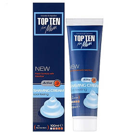 Крем для гоління Top Ten Active для нормальної шкіри 100 мл