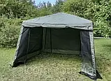 Намет Шатер Альтанка 1 вхід 320x320x235см всесезонний з москітною сіткою, фото 3