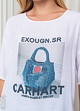 Жіноча футболка матеріал бавовна розмір 50-56 колір показаний на зображенні в пакованні від 8 шт.