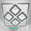 Люстра VIVID 177W AL6168 ARD біла Ardero 3000К-6500К 16500Lm LED світлодіодна з пультом ДУ 540х540х125мм квадрати, фото 5