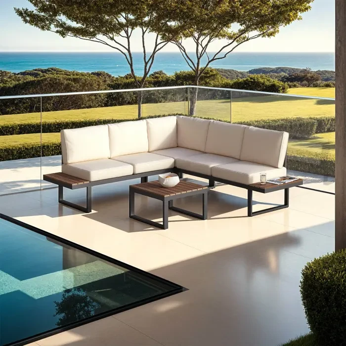 Садовий лаунж-набір із 4 предметів Eliar