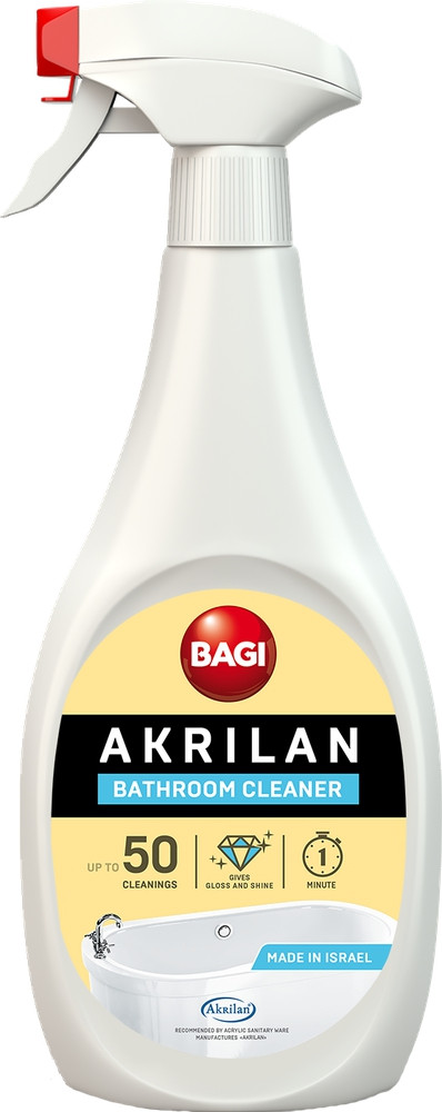 Чистячий засіб Bagi Акрилан для акрилових ванн і душових кабін (750мл.) - фото 1 - id-p409952555