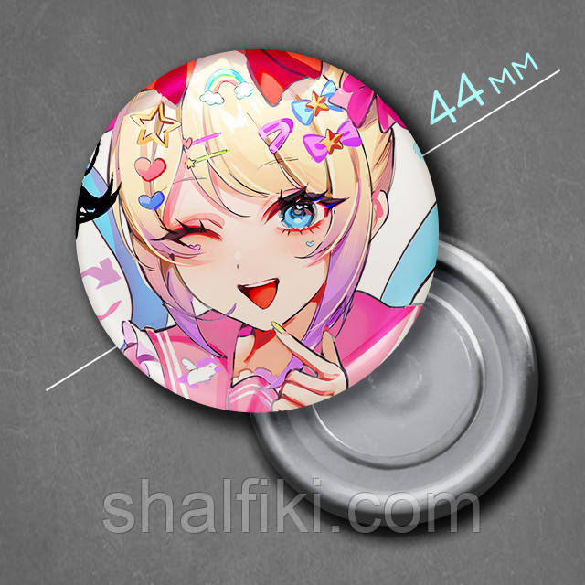 "Кенджел (Needy Girl Overload)" магніт круглий Ø44 мм, фото 1