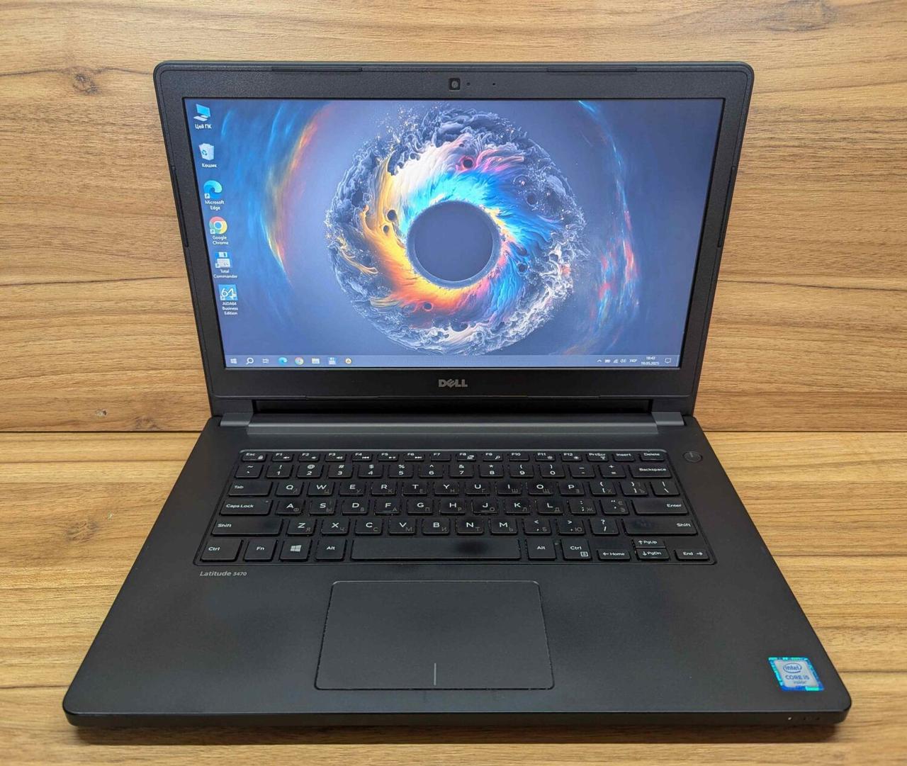 Б/в Ноутбук Dell Latitude 3470 14" 1366x768| Core i5-6200U| 8 GB RAM| 240 GB SSD| HD 520