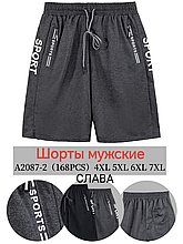 Чоловічі шорти матеріал бавовна розмір 4-7хл мікс кольору в пакованні від 6 шт.