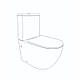 Унітаз підлоговий Qtap Jay Ultra Quiet з сидінням Soft-close 640x360x835 мм QT07222175TW White, фото 3