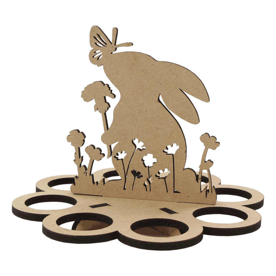 Підставка для яєць „Зайчик“ №3 МДФ 20х20х15см ROSA TALENT