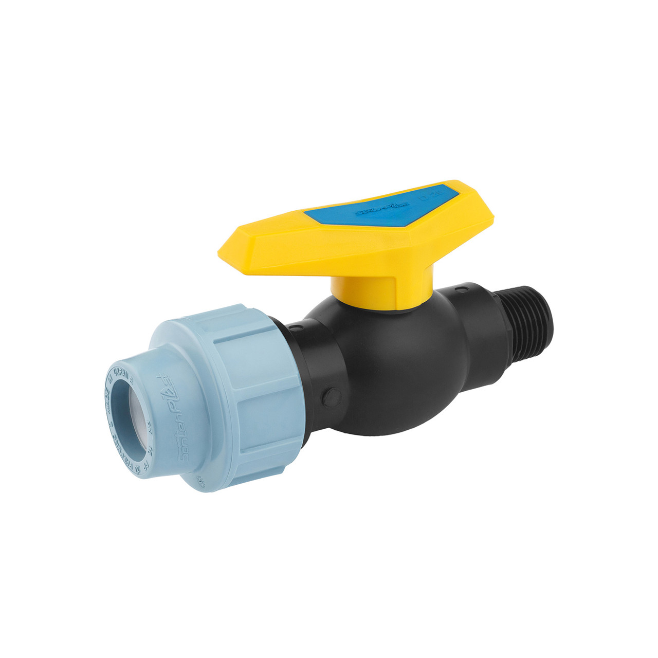 Кран ПЕ SantehPlast 20х1/2" РЗ, фото 1