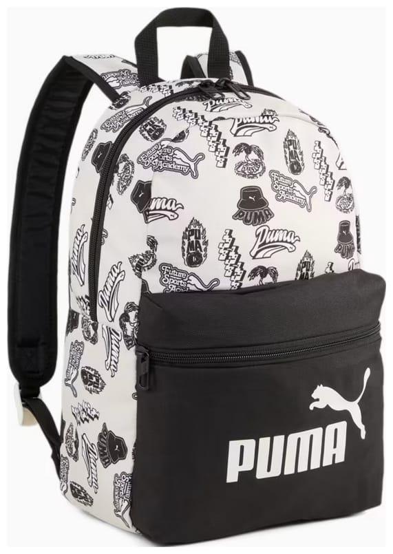 Рюкзак Puma Phase Small Backpack 13L білий, чорний Уні 12 x 25 x 36 см, фото 1