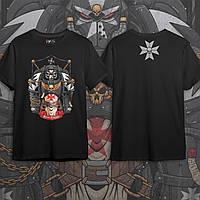Футболка с принтом WarHammer 40K - Black Templare, S