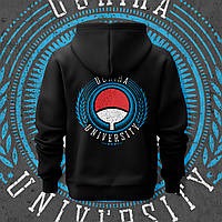 Худі з принтом Наруто - Uchiha Univesity Blue, S