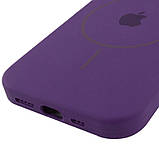 Чохол Silicone Case Full Protective (AA) with MagSafe для Apple iPhone 14 Plus (6.7") Фіолетовий / Amethyst, фото 6