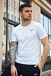Біла футболка чоловіча з лого S M XL XXL 3XL, фото 5
