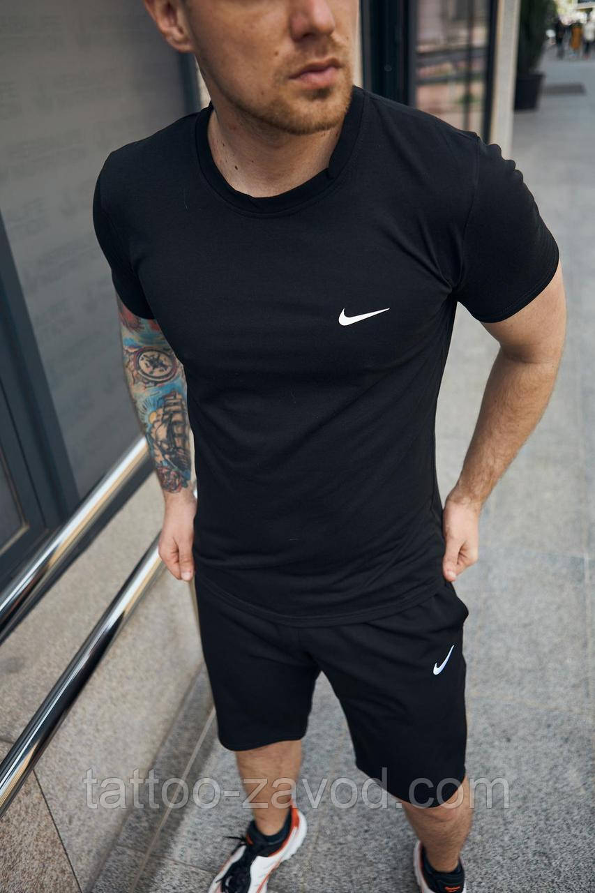 Чорна футболка чоловіча S M XL XXL 3XL