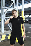 Чорна футболка чоловіча S M XL XXL 3XL, фото 6