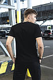 Чорна футболка чоловіча S M XL XXL 3XL, фото 8